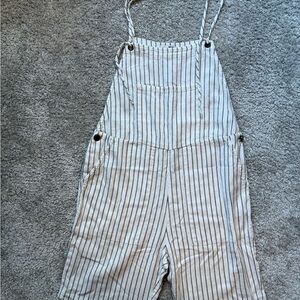 Amuse Society Striped Overalls